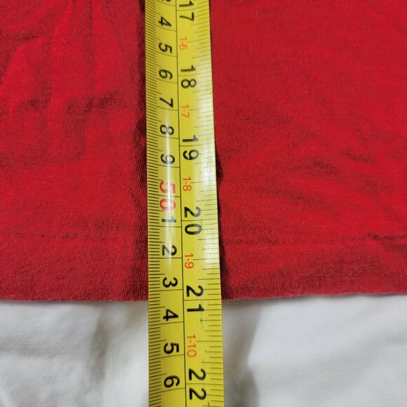 Vintage Bubba Gump Shrimp Co Adults Red T Shirt Large Work Wear Casual - Picture 8 of 8